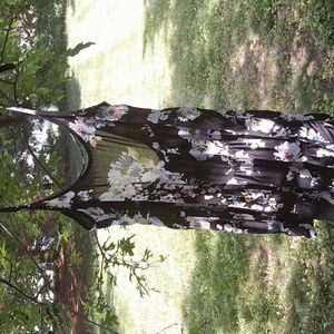 Brandy Melville tiered floral mini dress